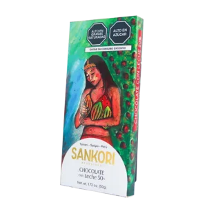 Chocolate con leche 50%, 50g